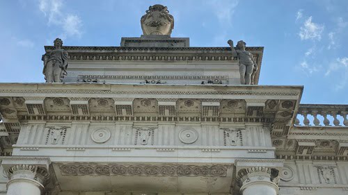 ornamenti in pietra del Casino Marino a Dublino