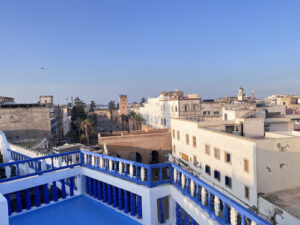 vista panoramica riad tradizionale essaouira