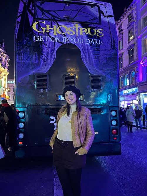 Ghosbus a Dublino durante Halloween